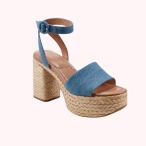 Marc Fisher Blue Platform‎ Sandals